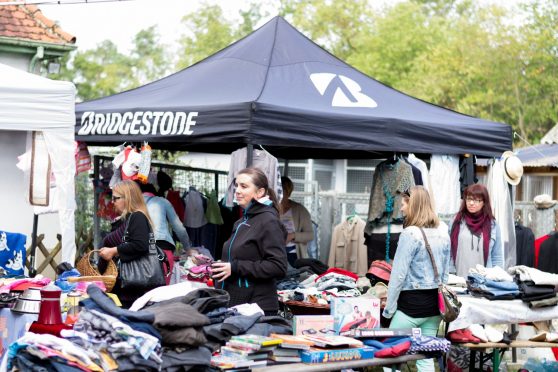 Stands à l'évènement brocante de la SPA de Haguenau