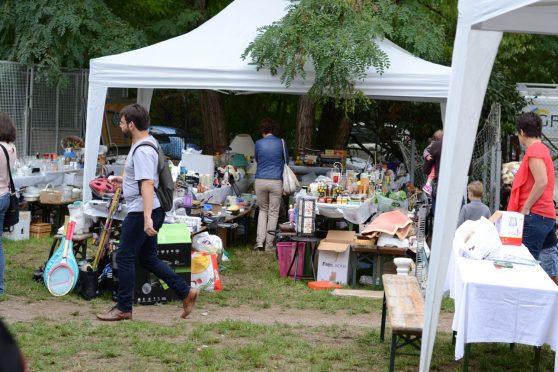 Stands à l'évènement brocante de la SPA de Haguenau